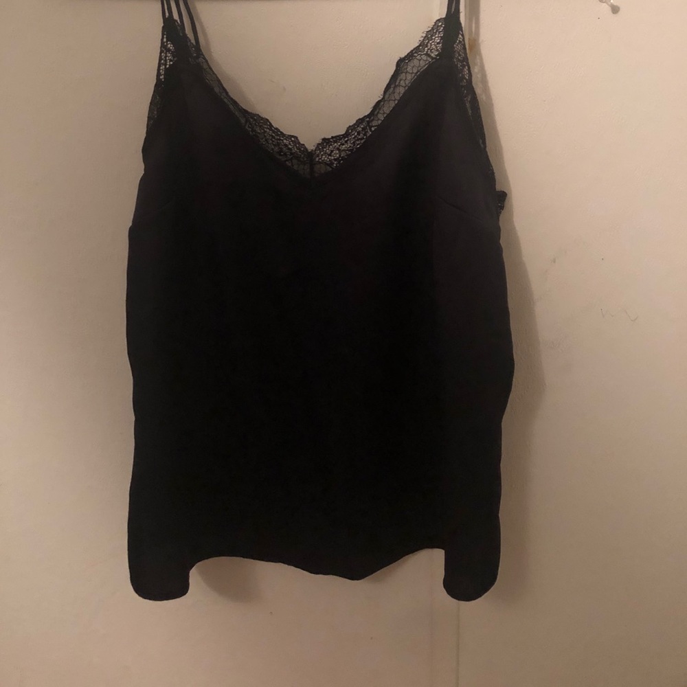 Black lace top